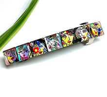 Load image into Gallery viewer, Abstract Faces Barrette