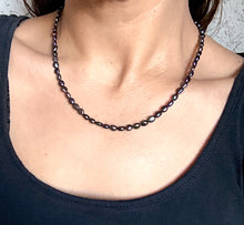 Load image into Gallery viewer, Black Pearl Necklace