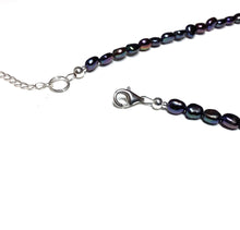 Load image into Gallery viewer, Black Pearl Necklace
