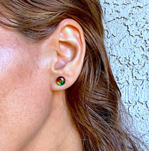 Load image into Gallery viewer, Ammolite Studs