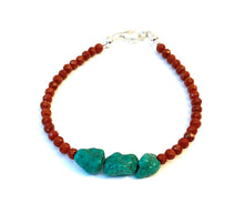 Load image into Gallery viewer, Turquoise and Red Jasper