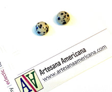 Load image into Gallery viewer, Dalmatian Jasper Studs
