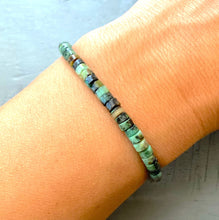 Load image into Gallery viewer, Green Turquoise Bracelet