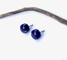 Load image into Gallery viewer, Sodalite Stud Earrings