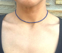 Load image into Gallery viewer, Tiny Lapis Stone Choker