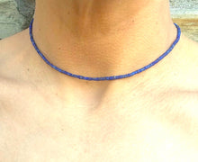 Load image into Gallery viewer, Tiny Lapis Stone Choker