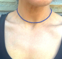 Load image into Gallery viewer, Tiny Lapis Stone Choker