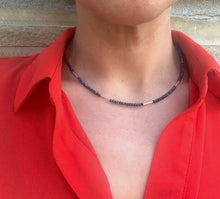 Load image into Gallery viewer, Sapphire and Silver