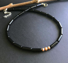 Load image into Gallery viewer, Obsidian with Pearl Accent