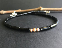 Load image into Gallery viewer, Obsidian with Pearl Accent