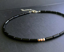 Load image into Gallery viewer, Obsidian with Pearl Accent