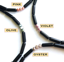 Load image into Gallery viewer, Obsidian with Pearl Accent