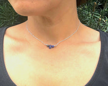 Load image into Gallery viewer, Dainty Lapis Lazuli Choker