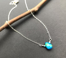 Load image into Gallery viewer, Blue Glass Necklace