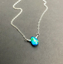 Load image into Gallery viewer, Blue Glass Necklace