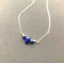 Load image into Gallery viewer, Dainty Lapis Lazuli Choker