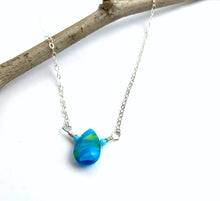 Load image into Gallery viewer, Blue Glass Necklace