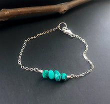 Load image into Gallery viewer, Turquoise Nugget Bracelet