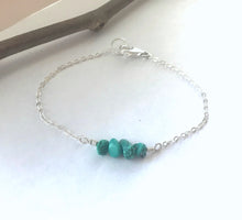 Load image into Gallery viewer, Turquoise Nugget Bracelet