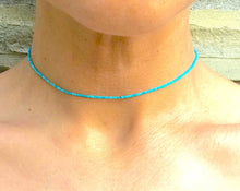 Load image into Gallery viewer, Super Tiny Turquoise Choker