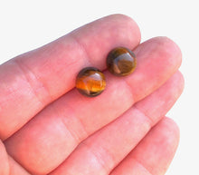Load image into Gallery viewer, Tigers Eye Stud Earrings