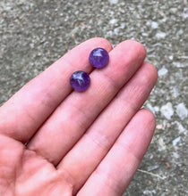 Load image into Gallery viewer, Amethyst Studs