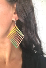 Load image into Gallery viewer, Painted Wood Earrings