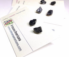 Load image into Gallery viewer, Raw Black Tourmaline Studs
