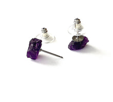 Load image into Gallery viewer, Raw Amethyst Earrings
