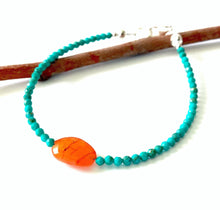 Load image into Gallery viewer, Turquoise and Carnelian
