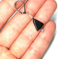 Load image into Gallery viewer, Black Onyx Earrings

