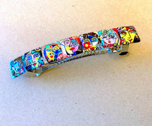 Load image into Gallery viewer, Abstract Faces Barrette
