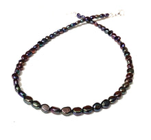 Load image into Gallery viewer, Black Pearl Necklace
