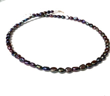 Load image into Gallery viewer, Black Pearl Necklace
