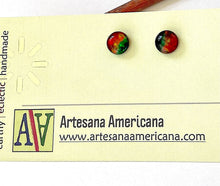 Load image into Gallery viewer, Ammolite Studs
