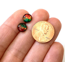 Load image into Gallery viewer, Ammolite Studs
