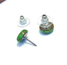 Load image into Gallery viewer, Green Turquoise Studs
