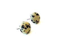 Load image into Gallery viewer, Dalmatian Jasper Studs
