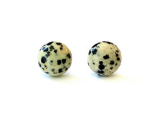 Load image into Gallery viewer, Dalmatian Jasper Studs
