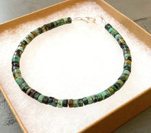 Load image into Gallery viewer, Green Turquoise Bracelet
