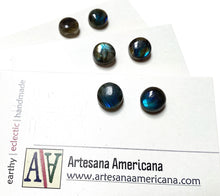 Load image into Gallery viewer, Labradorite Studs
