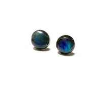 Load image into Gallery viewer, Labradorite Studs
