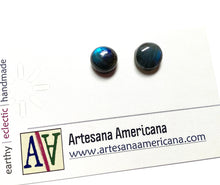 Load image into Gallery viewer, Labradorite Studs

