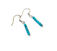Load image into Gallery viewer, Minimalist Turquoise Earrings
