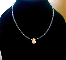 Load image into Gallery viewer, Aquamarine with Pink Opal Stone
