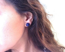 Load image into Gallery viewer, Lapis Lazuli Large Studs
